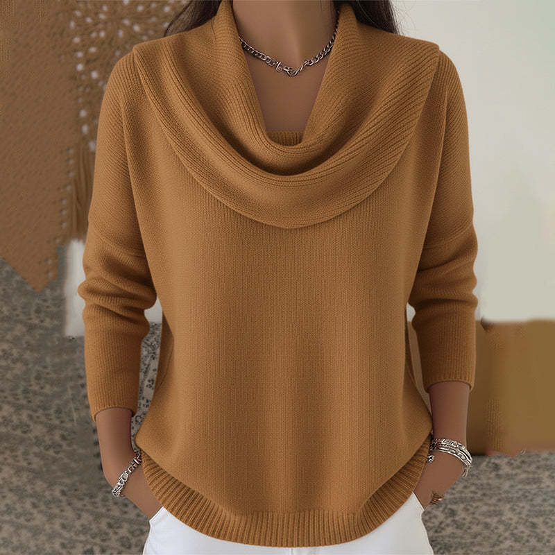 MOREAU LYON | Women's Elegant Collar Sweater