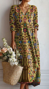 Motifs floraux multicolores