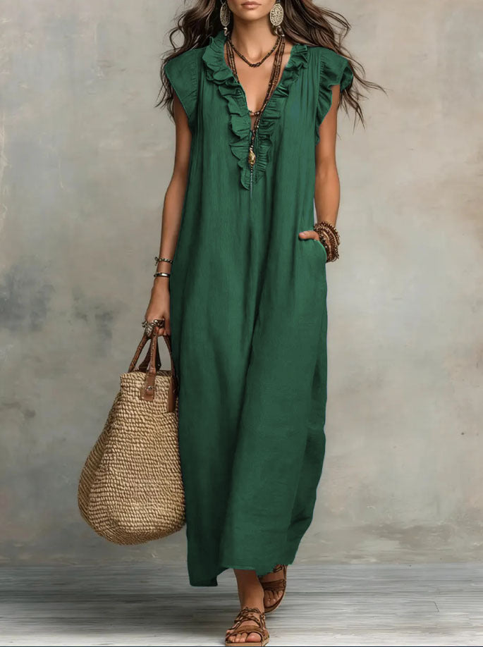 MOREAU LYON | Robe bohème chic fluide pour femmes