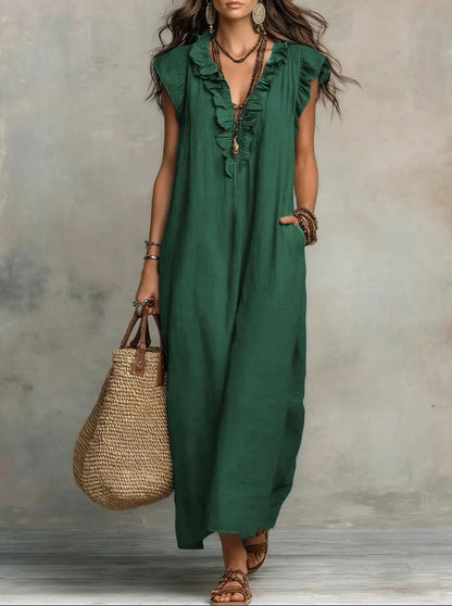 MOREAU LYON | Robe bohème chic fluide pour femmes
