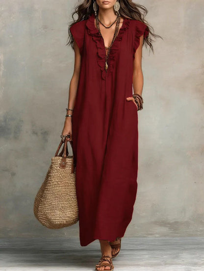 MOREAU LYON | Robe bohème chic fluide pour femmes