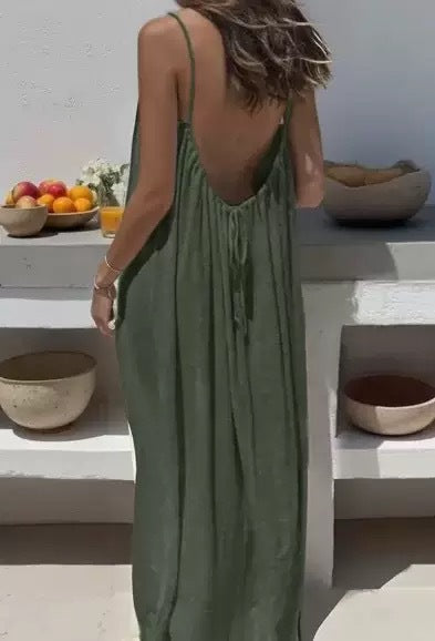 MOREAU LYON | WOMEN'S SPAGHETTI STRAP DRESS