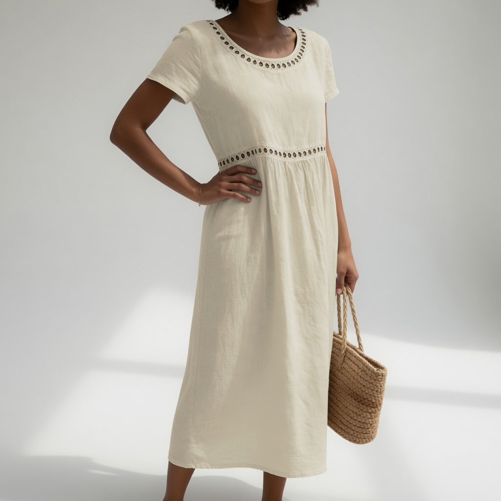 MOREAU LYON | ROBE BRODÉE POUR FEMME
