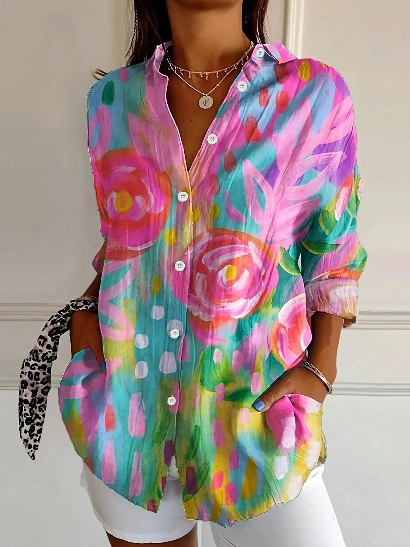 MOREAU LYON | CHEMISE IMPRIMÉE POUR FEMMES