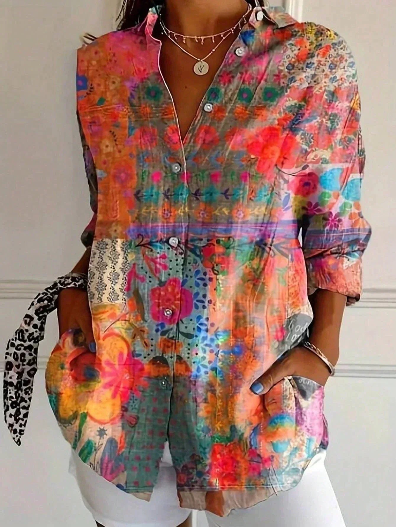 MOREAU LYON | CHEMISE IMPRIMÉE POUR FEMMES