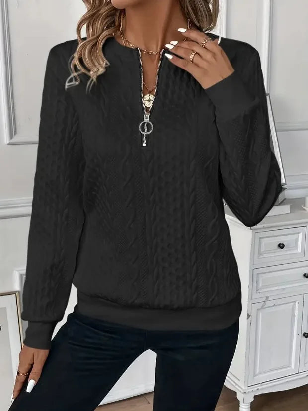 MOREAU LYON | VESTE ZIPPÉE TEXTURÉE POUR FEMMES