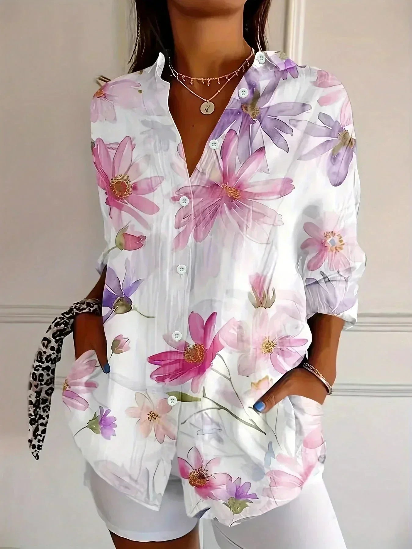 MOREAU LYON | CHEMISE IMPRIMÉE POUR FEMMES