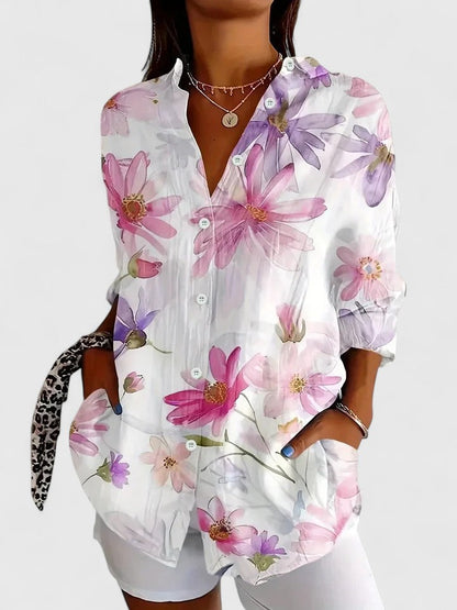 MOREAU LYON | BLOUSE CLASSIQUE IMPRIMÉE POUR FEMME