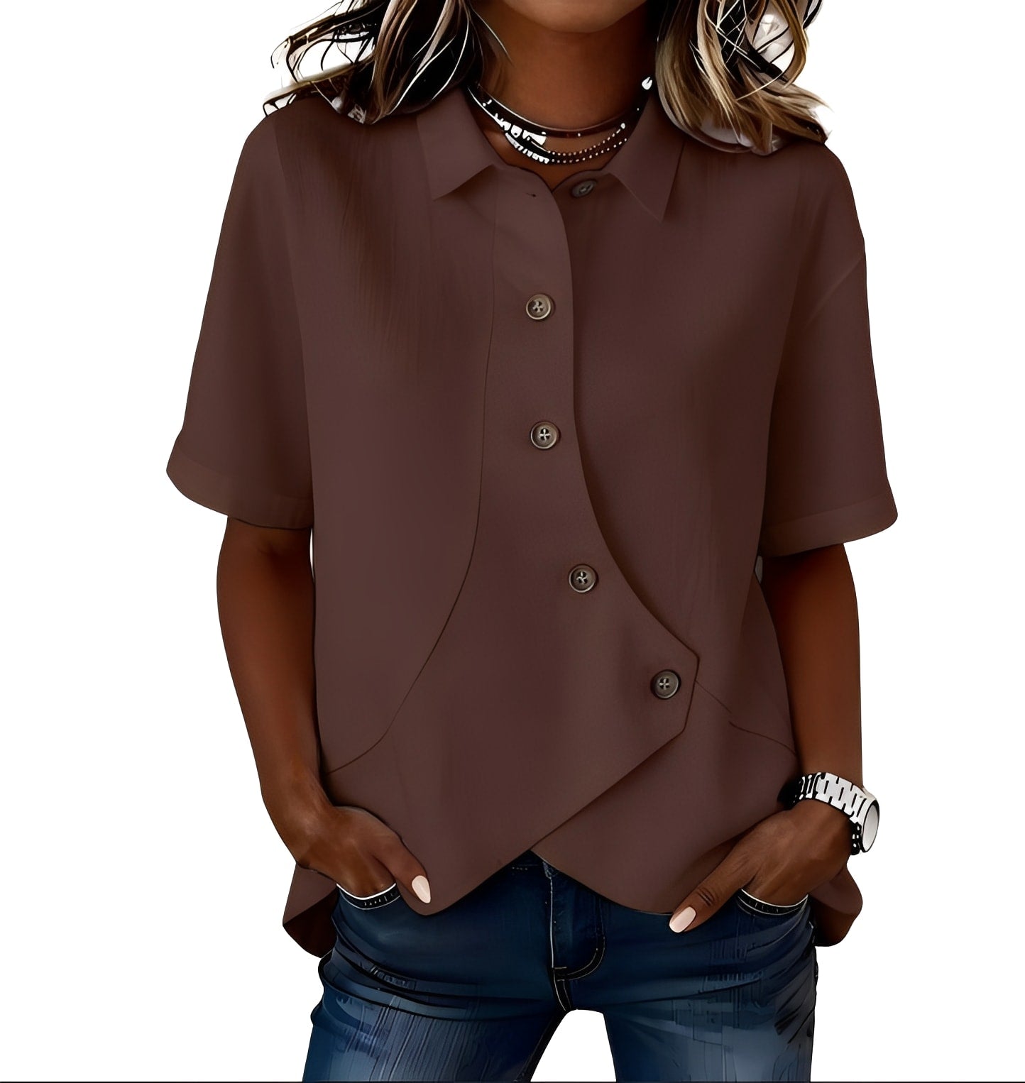 MOREAU LYON | WOMEN'S LINEN BLEND SHIRT