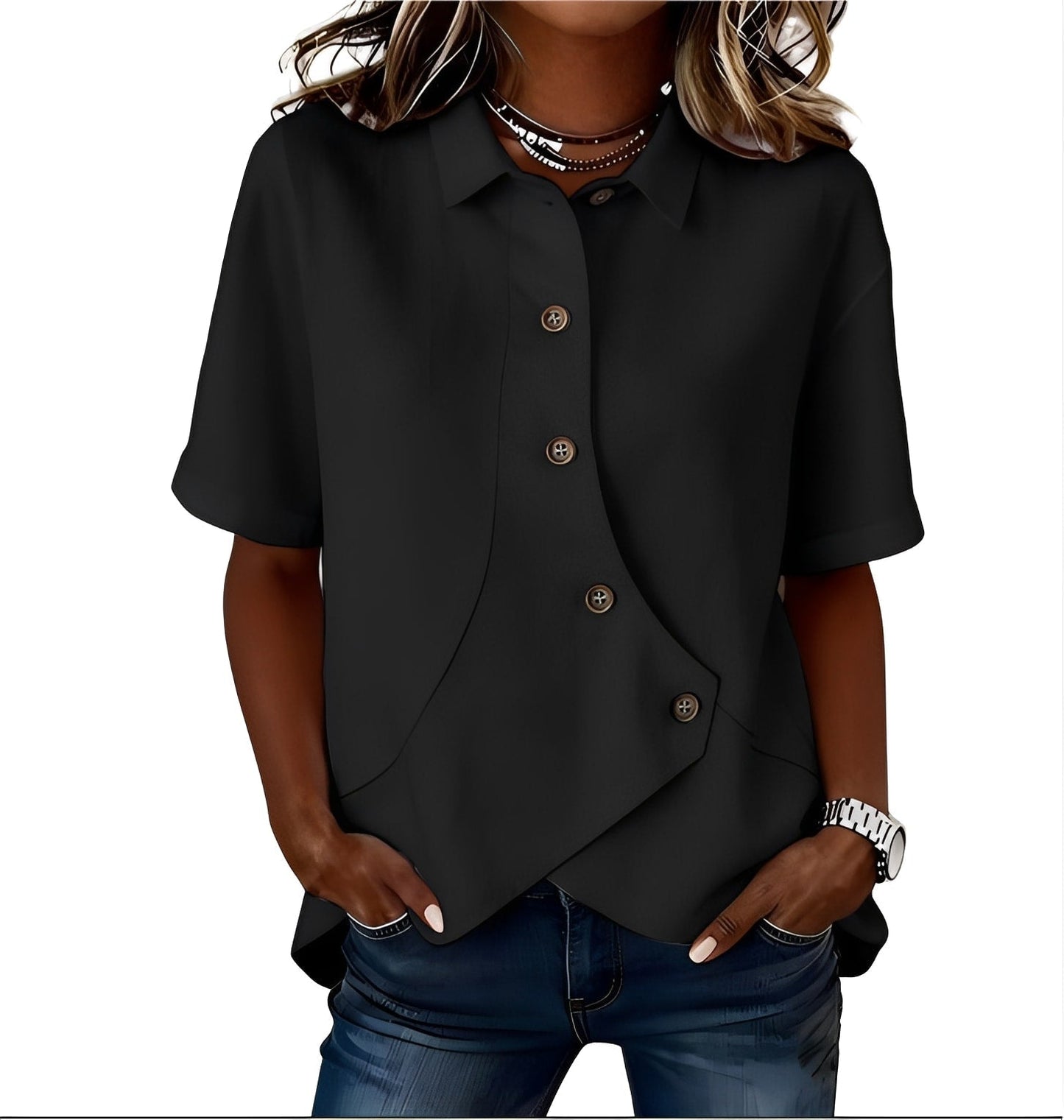 MOREAU LYON | WOMEN'S LINEN BLEND SHIRT