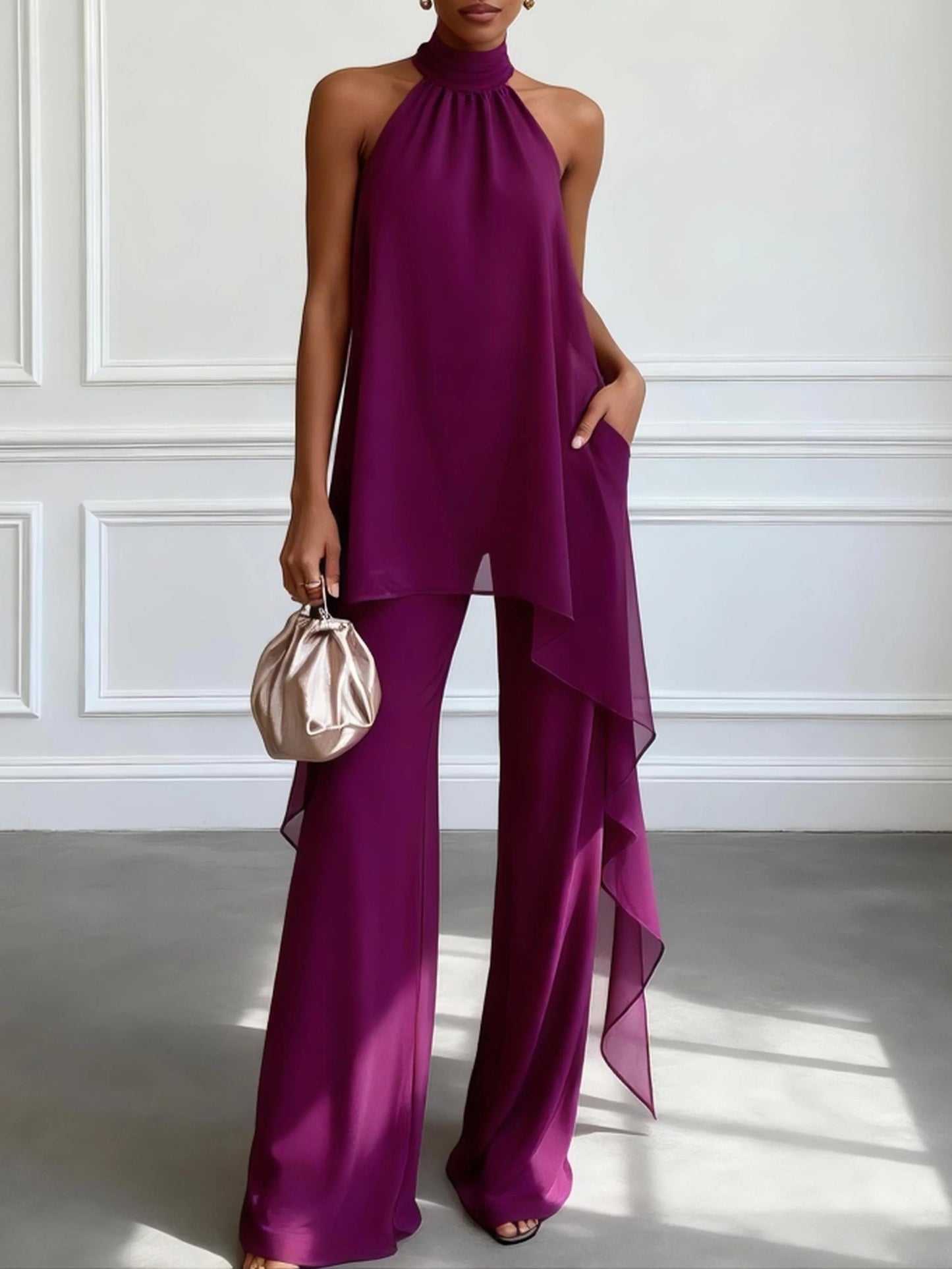 TREMBLAY MONTRÉAL | ENSEMBLE HALTER ÉLÉGANT POUR FEMMES