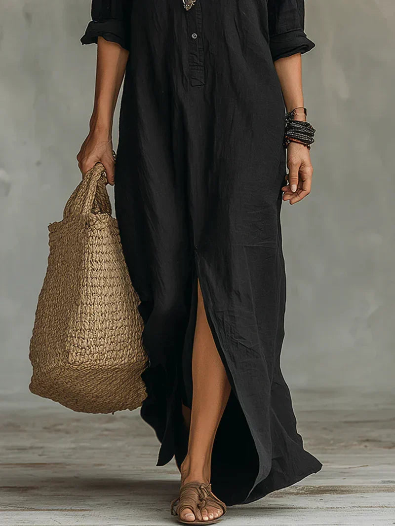 MOREAU LYON | ROBE MAXI FLUIDE ET CHIC POUR FEMMES