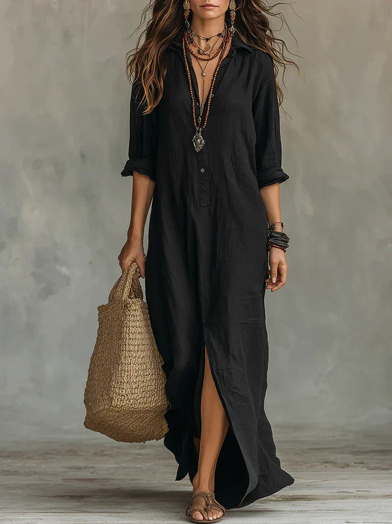 MOREAU LYON | ROBE MAXI FLUIDE ET CHIC POUR FEMMES