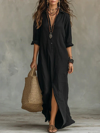 MOREAU LYON | ROBE MAXI FLUIDE ET CHIC POUR FEMMES