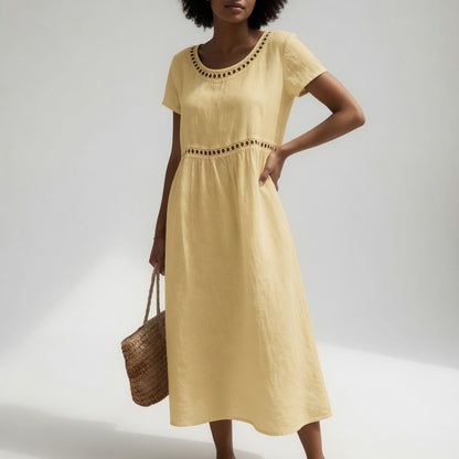 MOREAU LYON | ROBE BRODÉE POUR FEMME