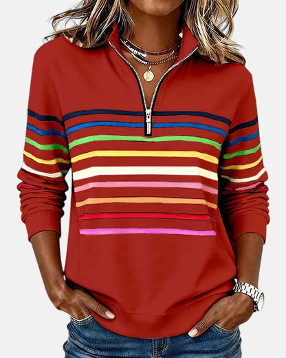 MOREAU LYON | PULL FEMME EN MAILLES COLORÉES