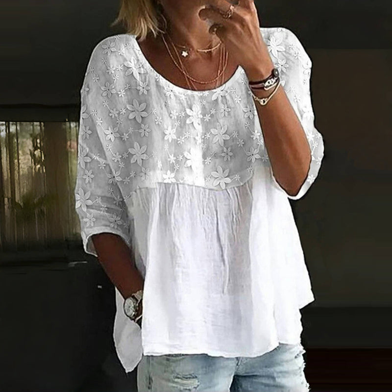 MOREAU LYON | BLOUSE BRODÉE FEMME