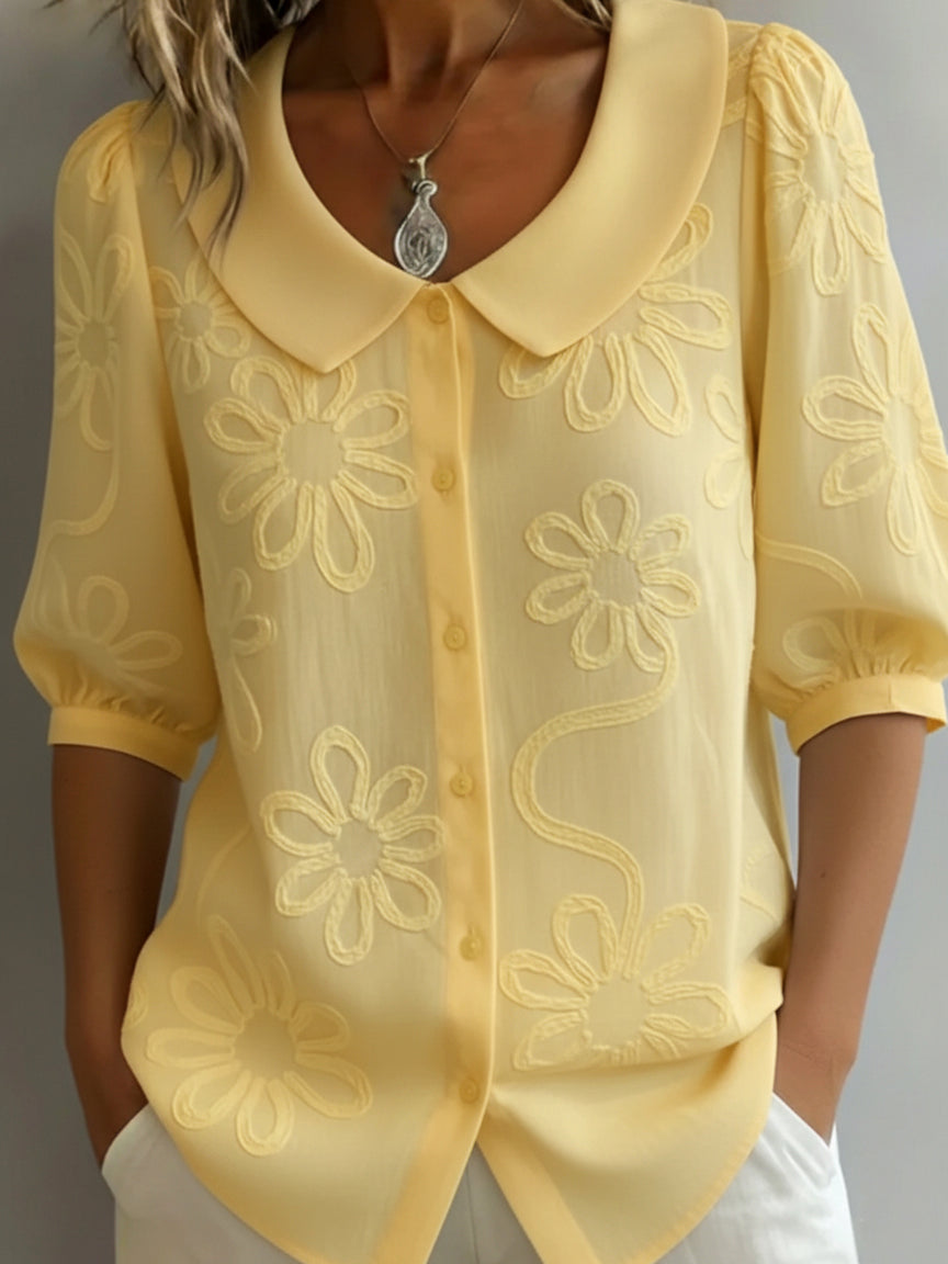MOREAU LYON | BLOUSE D'ÉTÉ FLEURIE POUR FEMME