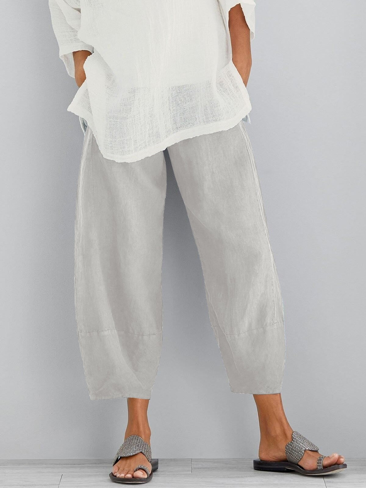 MOREAU LYON | PANTALONS CROP EN COTON POUR FEMME