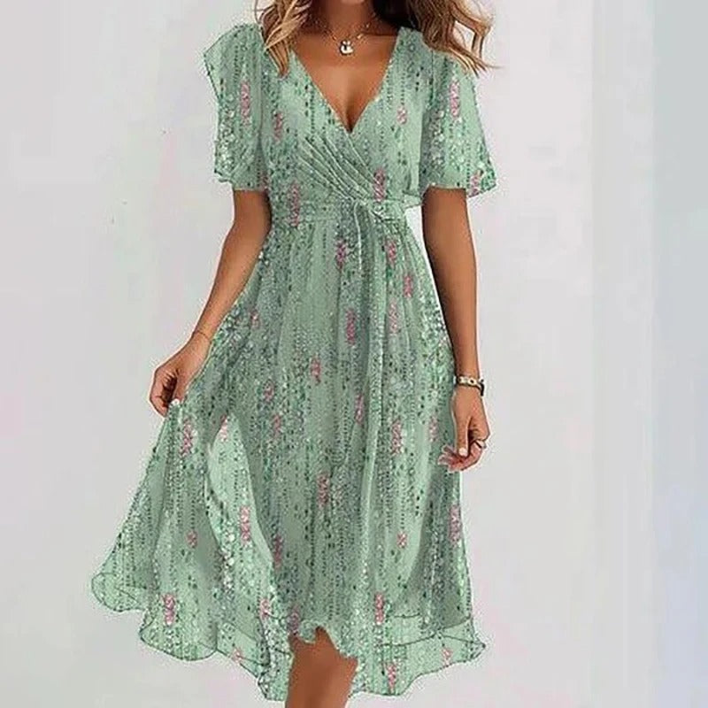 MOREAU LYON | ROBE ÉLÉGANTE ET ÉCLATANTE POUR FEMMES