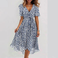 Flowery blue