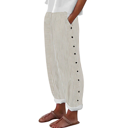TREMBLAY MONTRÉAL | PANTALON FLUIDE RAYÉ POUR FEMMES