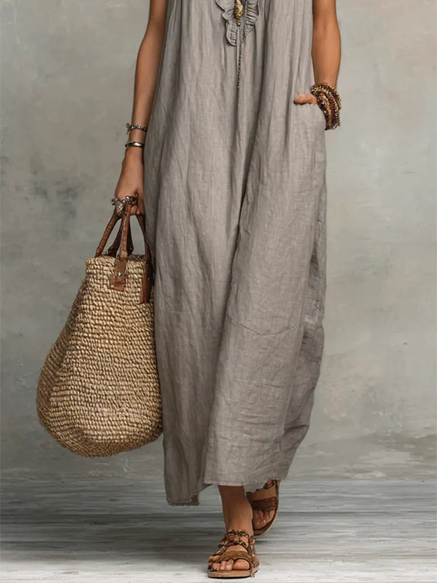 MOREAU LYON | Robe bohème chic fluide pour femmes