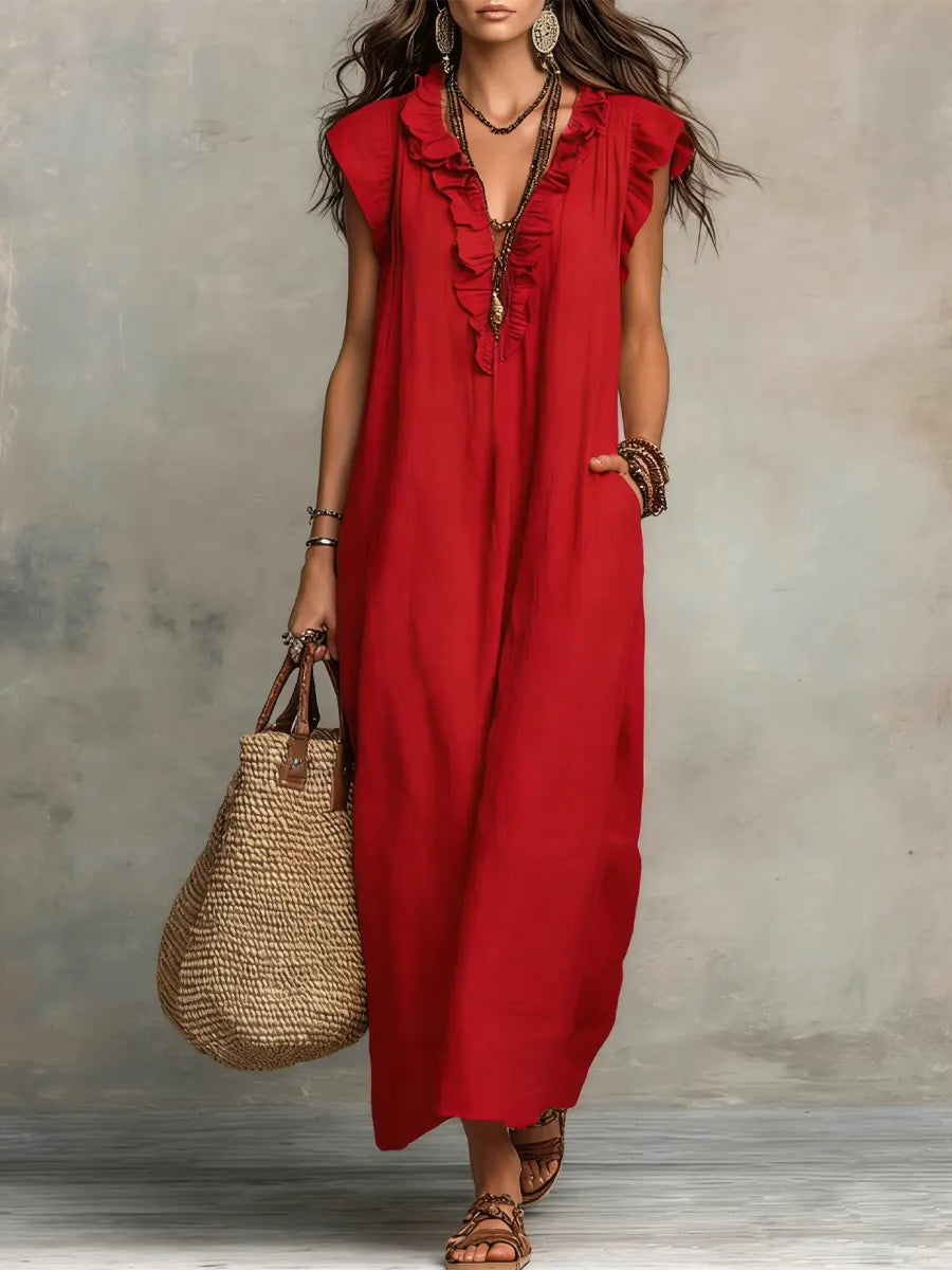 MOREAU LYON | Robe bohème chic fluide pour femmes