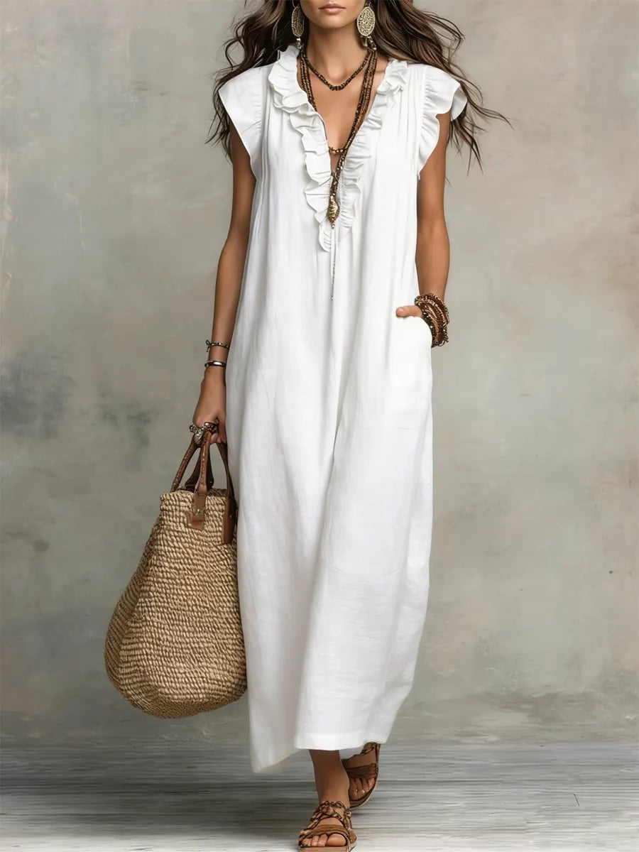 MOREAU LYON | Robe bohème chic fluide pour femmes