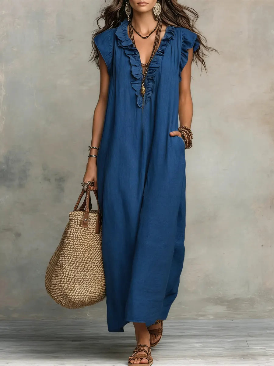 MOREAU LYON | Robe bohème chic fluide pour femmes