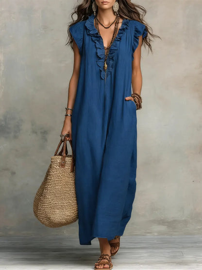 MOREAU LYON | Robe bohème chic fluide pour femmes