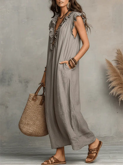 MOREAU LYON | Robe bohème chic fluide pour femmes