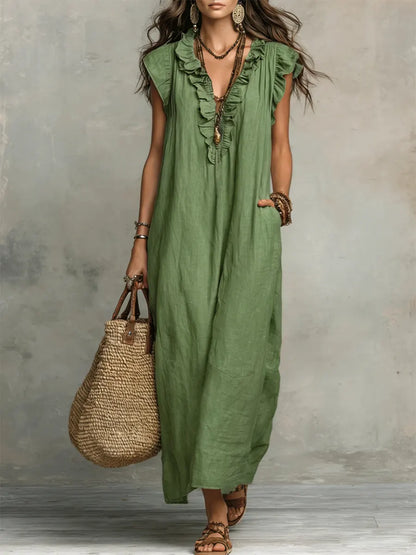 MOREAU LYON | Robe bohème chic fluide pour femmes