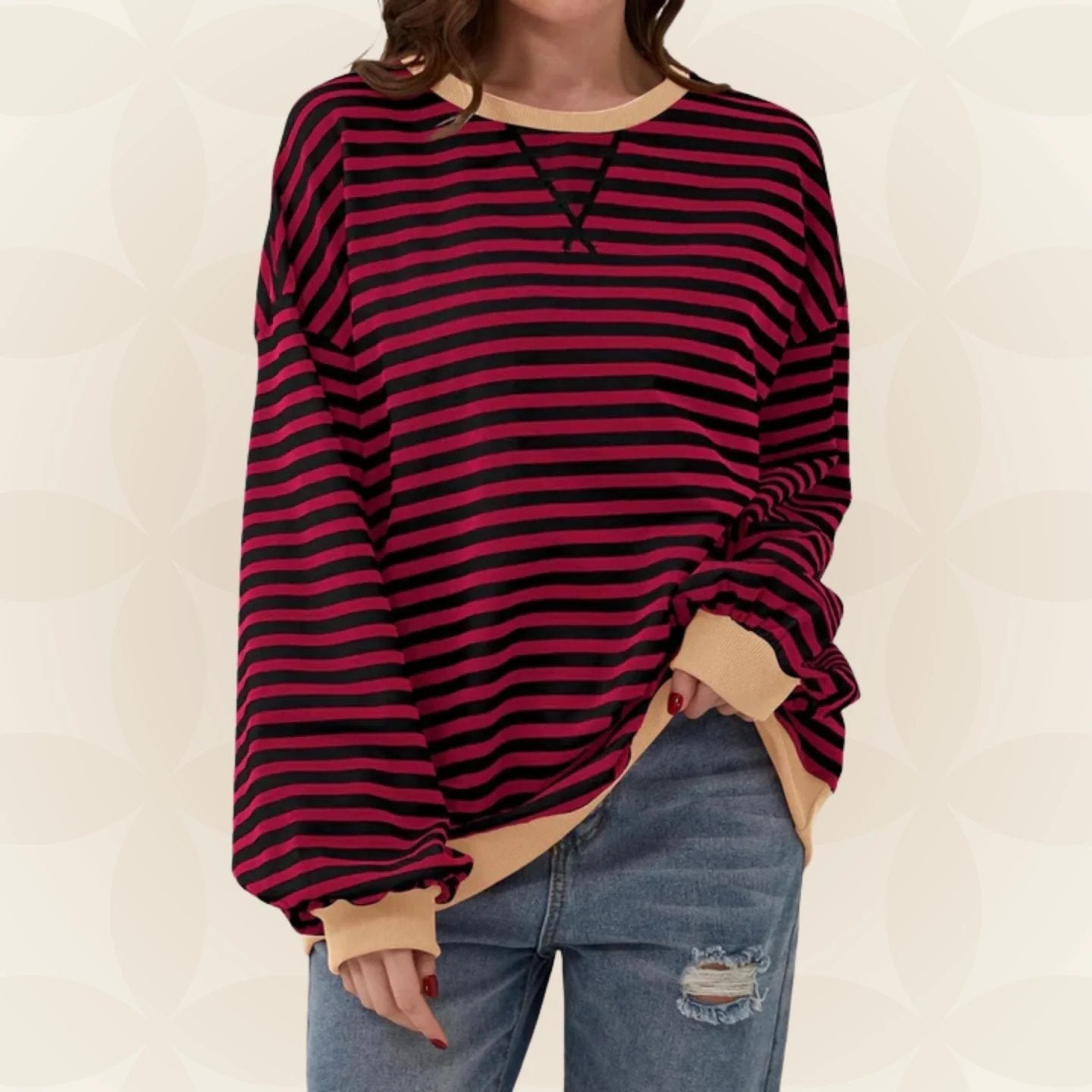 MOREAU LYON | OVERSIZED KNIT SWEATER FOR WOMEN